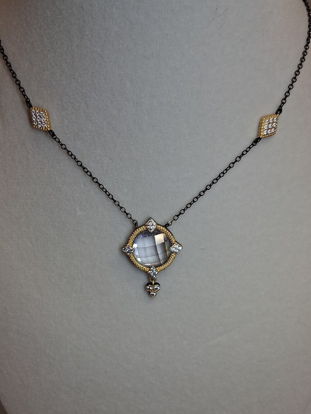Freida Rothman Mirror Stone Necklace - Picture 4 of 7